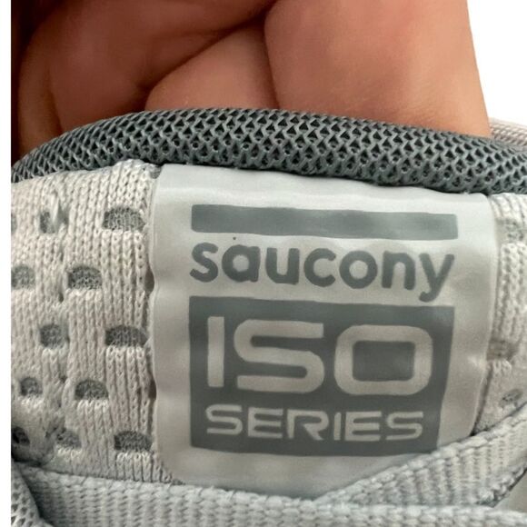 Saucony Hurricane Iso 5 Women's Running Shoe in Light Blue - Picture 9 of 10